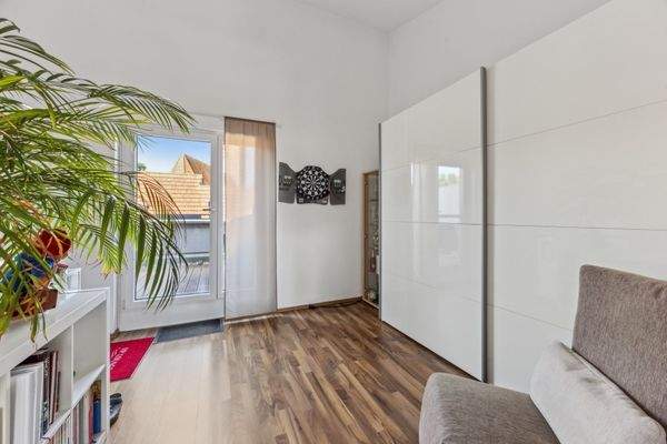 Galerie mit Zugang Dachterrasse