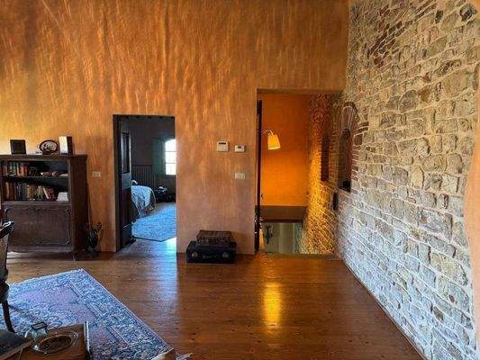 Obergeschoss: Offenes Zimmer/Büro