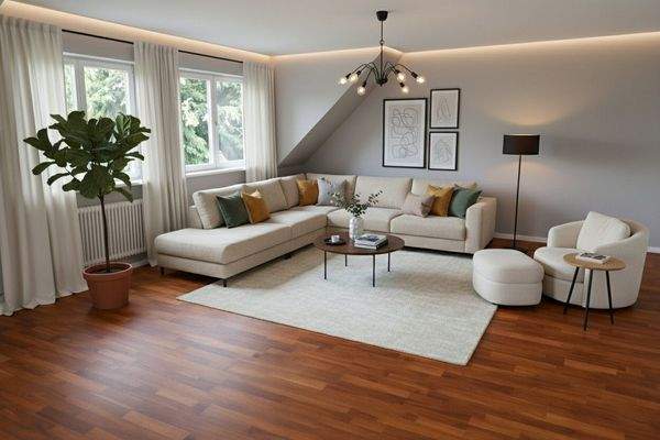 Offener Wohnbereich im Obergeschoß alternativ zu 2 Kinderzimmern