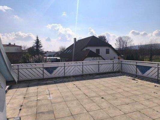 Dachterrasse im 1.OG