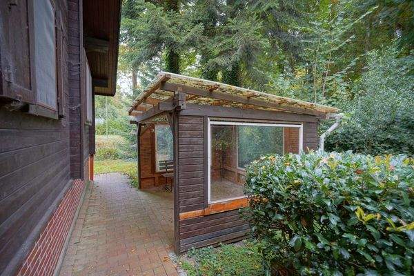 Außenbereich, umbaute Terrasse