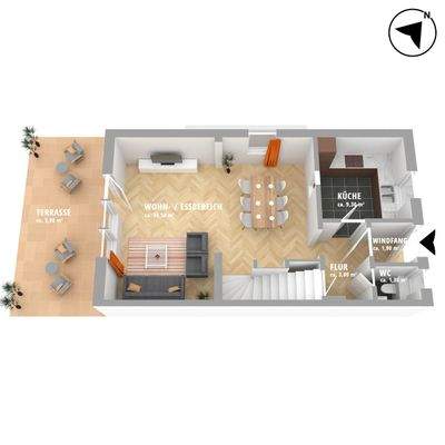 Grundriss Erdgeschoss