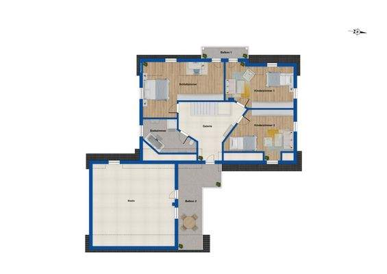 Grundriss Dachgeschoss