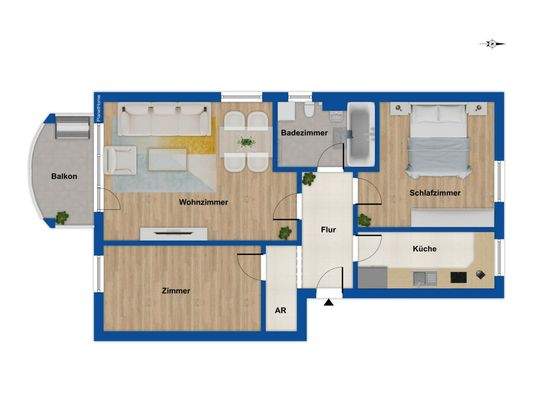 Grundriss - 2. Obergeschoss