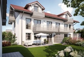 Visualisierung Gartenseite Süd-West
