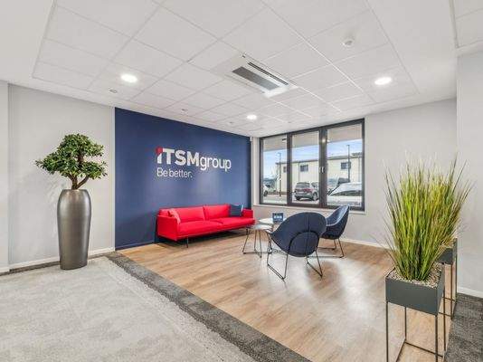 gemütlicher Wartebereich