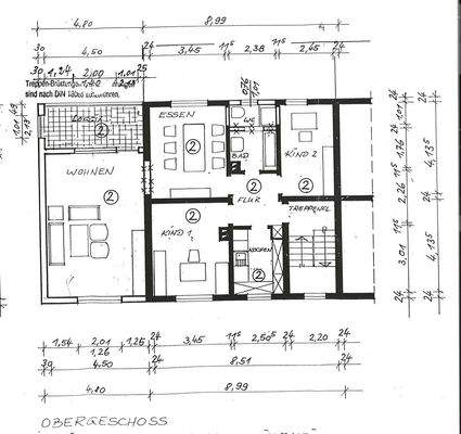 Grundriss Obergeschoss