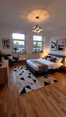 Beispiel - Schlafzimmer möbliert