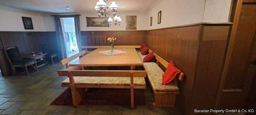 Aufenthaltsraum in der Anlage