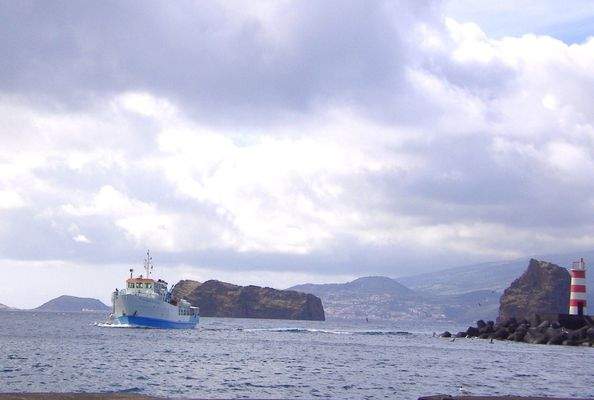 Fährankunft in Sao Roque