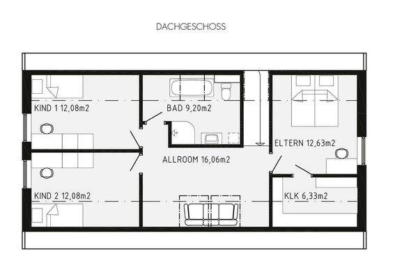 Obergeschoss/ Dachgeschoss