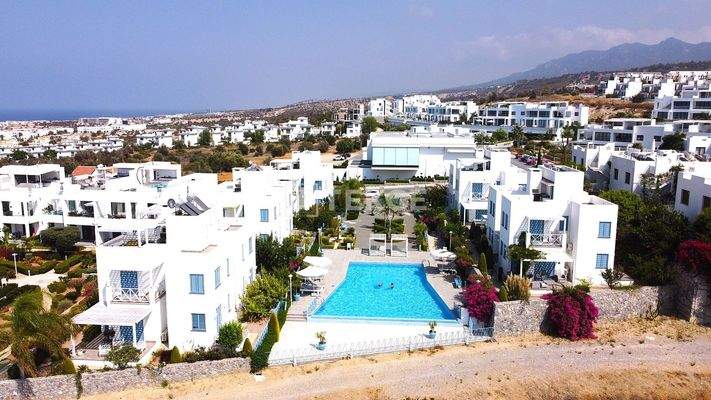 Twin Villa with Sea View Near Golf Courses in Girne Karaagaç