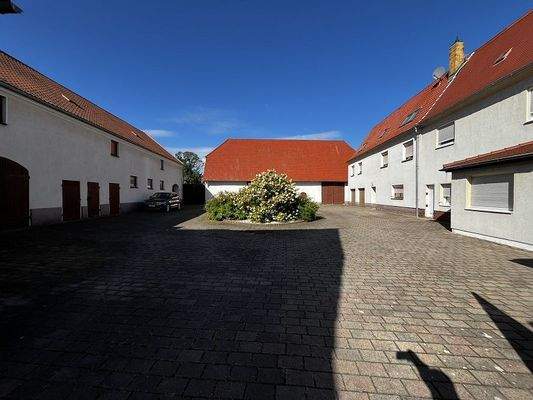 Blick auf den Hof