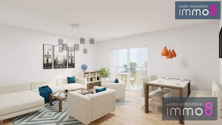 Einrichtungsbeispiel Wohnen 