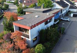 Luftansicht des Bungalows