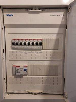 Unterverteilung Strom in der Wohnung