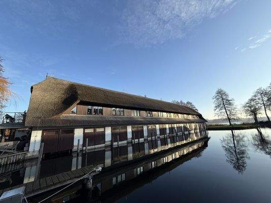 Das Bootshaus mit Wohnfläche im 1. OG