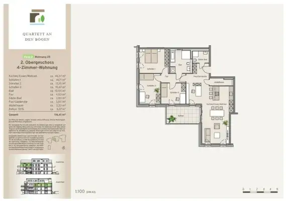 Haus 2 - Wohnung 25 - Kaufpreis 579.900 €