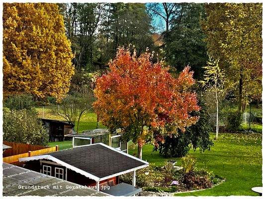 Grundstück mit Gerätehaus