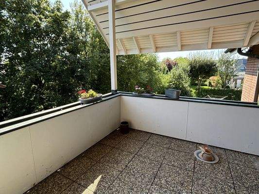 Überdachter Balkon