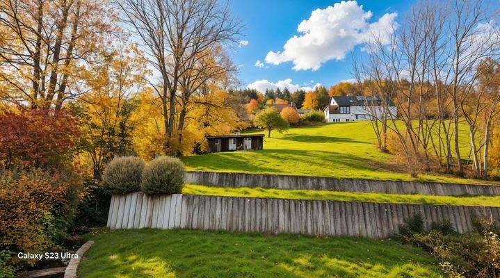 Grundstück hinter dem Haus