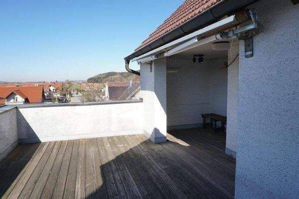 Dachterrasse mit Sauna 