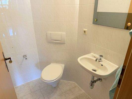 Gäste-WC im Dachgeschoss