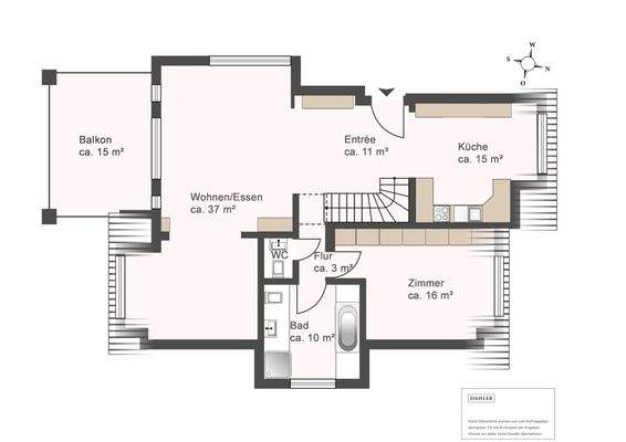 Grundriss 2. Obergeschoss