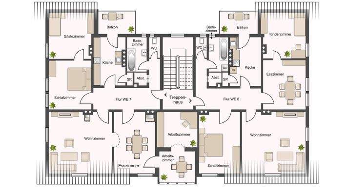 Grundriss 3. Obergeschoss