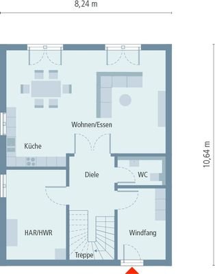 Grundriss_EG_Doppelhaus 10