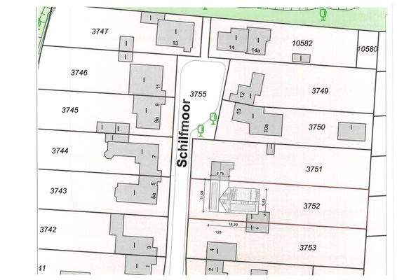 Eine mögliche Bebauungsvariante