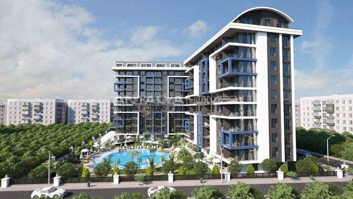 Apartments with Rich Amenities near the Beach in Alanya