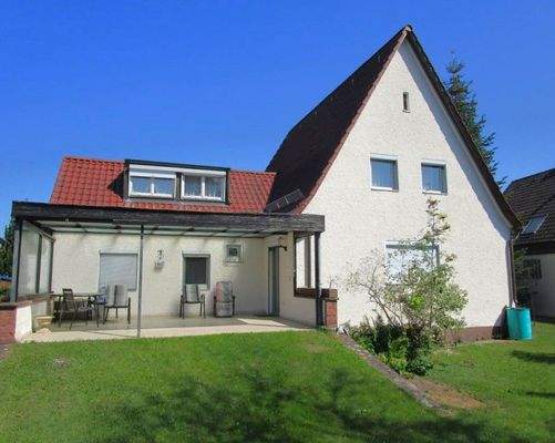 Ansicht mit Terrasse