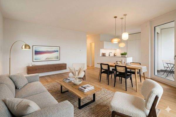 Wohn- und Essbereich (KI)