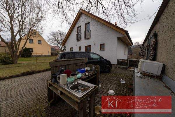 Stellplatz vor dem Haus