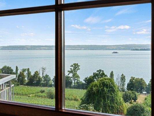 Blick aus dem Wohnzimmer