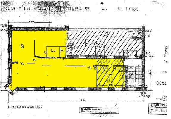 Grundrissskizze 1OG links
