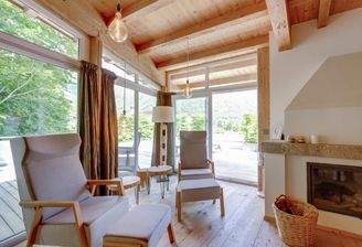 Wellnessoase mit Kamin