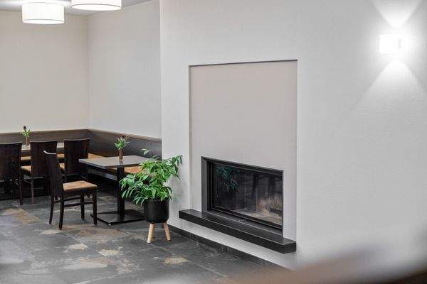 "Das Idyll" - Blick auf den offenen Kamin