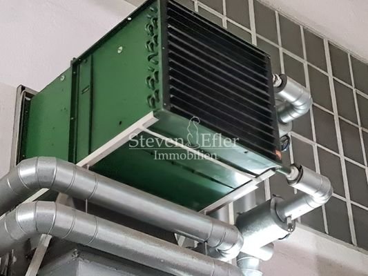 Gebläseheizung für die Halle