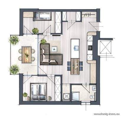 Grundriss ohne Maßstab