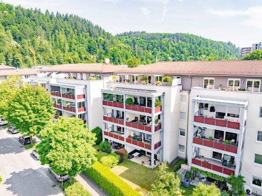 Gebäudeansicht Balkonseite 2
