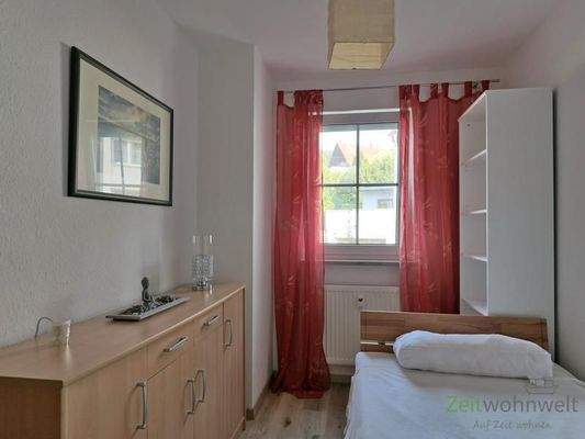 Blick ins Schlafzimmer