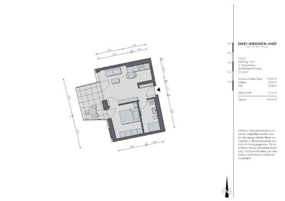 Grundriss WHG 1407