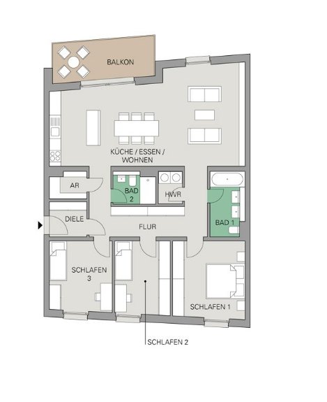 4 Zimmer Wohnung in Berlin (Oberschöneweide)