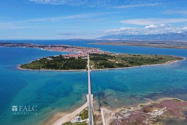 Blick auf die Insel Vir