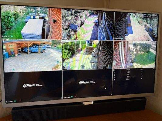 Videoüberwachung des Hauses