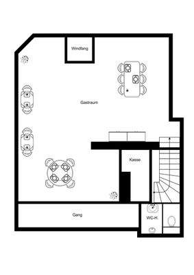 Grundriss Restaurant