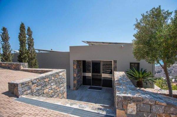 Kreta, Plaka Elounda: Wunderschöne Villa mit atemberaubendem Blick auf die Insel Spinalonga