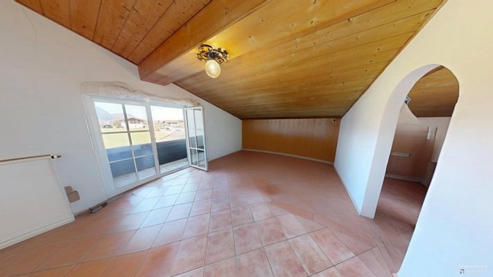 Wohn und Schlafbereich 1 Zimmer Appartment 